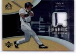 2005 Reflections Fabric Jersey #HM Hideki Matsui - New York Yankees (Piece of Authentic Jersey) (Baseball Cards)