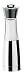 Trudeau Elite Graviti Salt Mill, Stainless Steel Finish