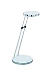 Trio-Leuchten 520811801 LED-Tischleuchte 18×0 1W LEDs höhenverstellbar chrom/Kunststoff weiß