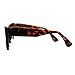 Tortoise High Fashion Runway Croped Exposed Lens Cat Eye Glasses