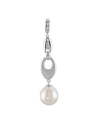 Sterling Silver Dangle Pearl Pendant Enhancer