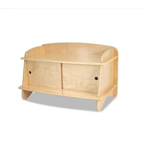 Eco-friendly Kid's Storage Unit - Surfin Kids Natural Finish by Ecotots