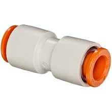 SMC KQ2H11-00A PBT Push-to-Connect Tube Fitting, Straight Union, 3/8" Tube OD