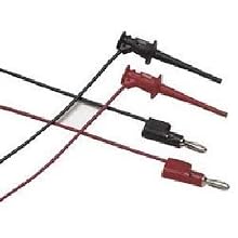 Fluke TL950 2 Piece Mini-Pincer Test Lead Set, 30V rms/60V DC Voltage, 5A Current, 90cm Long