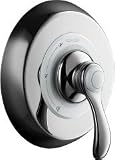 KOHLER K-T12021-4-CP Fairfax Rite-Temp Pressure-Balancing Valve Trim, Polished Chrome