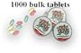 1,000 Freeze Dried ANCHOVY AQUA-SCENT Fish Tickle Attractant Pellets + 10 free Aqua Glow Spinners