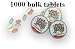 1,000 Freeze Dried GARLIC AQUA-SCENT Fish Tickle Attractant Pellets + 10 free Aqua Glow Spinners