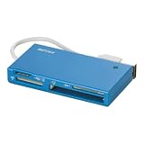 BUFFALO カードリーダー/ライター 44+4メディア対応 M2対応 ブルー BSCRA44U2BLの画像