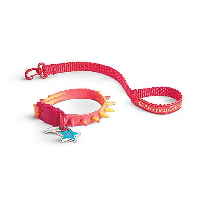 American Girl - Spiky Pet Collar & Leash - My AG 2014