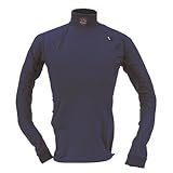 ヒコ フリースプルオーバー・テディー ネイビー L