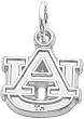 Sterling Silver Auburn University Logo Charm