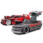 Battle Machines Radio Control Laser Tag 2-Pack - Chevy Camaro vs. Ford Mustang with Shark Design
