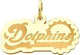 14K Gold NFL Miami Dolphins Charm