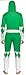Power Rangers Green One Piece Hooded Lounger