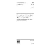 ISO 19703:2005, Generation and analysis of toxic gases in fire - Calculation of species yields, equivalence ratios and combustion efficiency in experimental fires