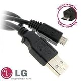 Micro USB Data Cable for all LG Micro USB Phones - Black