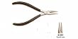 PLIER ROUND NOSE SLIM LINE 4-1/2"