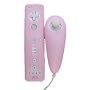 Pink Silicone Controller Skin for Nintendo Wii Remote and Nunchuk by Vortex (TM)