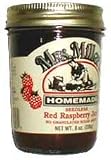 Seedless Red Raspberry Jam: 3 jars Mrs Miller Homemade
