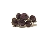 Sapphire Ring 02 Beaded Blue Faceted Adjustable Silver Plated Gemstone Crystal Healing Stone
