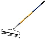 Ames True Temper Kodiak Forged Bow Rake 16 Tine with Fiberglass Handle #1876700