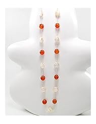 Japanese silk cord Fresh Water Pearls Necklace In Zinc