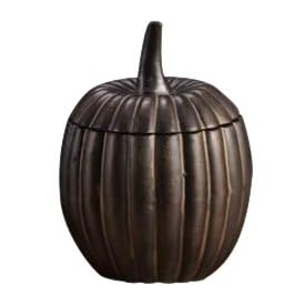 Zodax Ceramic Pumpkin Scented Candle Jar by Zodax