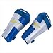 Nike Tiempo Team Shinguard Blue/Yell/Silvr Large