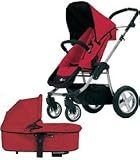First Wheels city Elite Rebel Red Pushchair and Carry Cot