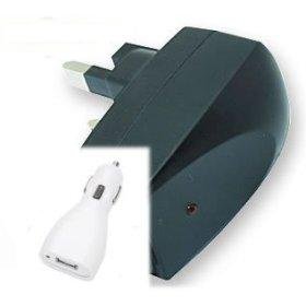 Childrens Toyshop  Electronics : *Limited Offer* MicroVillage 3 PIN UK Mains Charger For Samsung YP-Z5, YP-K5, YP-T9, YP-U2, YP-K3 + Car Charger
