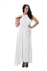Plus Size Cocktail Chiffon Halter Sleeveless Belted Club Dress/Homecoming Dress/Bridesmaid Dress/Prom Dress/Wedding Dress/Maxi Dress  With a Ribbon 