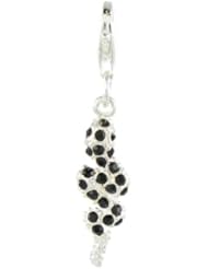 Oscaro Charms 925 Sterling Silver Snake Click-on Charm Lobster Clasp for Thomas Sabo Style Bracelets and Necklace