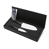  : Kyocera Revolution Series 2-Piece Paring and Santoku Knife Set, White