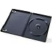 100 St�ck DVD-H�llen f�r 1 DVD/CD Kunststoff schwarz mit Folie f�r Cover 14mm