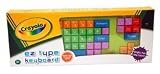 CRAYOLA EZ Type Keyboard + CRAYOLA EZ Click Mouse With Floating Charm + CRAYOLA EZ Frame Mouse Pad + DB ROTH Cleaning Cloth Learning With Fun - Geat Gift For Kids