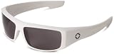 Spy Optic Logan Sunglasses,Shiny White Frame/Grey Lens,one size