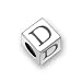Bling Jewelry 925 Sterling Silver Block Letter D Troll Pugster Pandora Bead Compatible Charm Bling Jewelry 925 Sterling Silver Block Letter D Troll Pugster Pandora Bead Compatible Charm