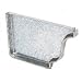 4" MF Galv Left End Cap