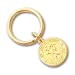 Gold-plated St.Christopher Key Ring