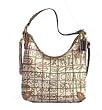 Coach Tattersall Graffiti Convertable Hobo Multicolored Gold Shoulder Handbag 13309