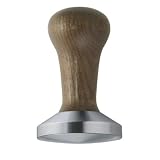 Motta Tamper - Curved Base 58mm (Wooden Handle)