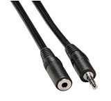 3.5 mm Male to Female Stereo Audio Extension Cable, 5ft