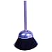 Weiler 9/16" Diameter, 1/8" Stem Size, Stiff Hair Bristle Fill, Miniature Cup Brush
