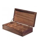 Acacia Wood Tea Box by Ironwood Gourmet