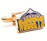 Denver Nuggets Cufflinks - NBA Basketball Sports Themed Formal Wear