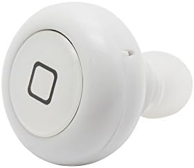 AURIN Smallest Mini Stereo Wireless Bluetooth 3.0 Earbud Headphone Headset with bulit-in Microphone, Exercise Sport/Running Handsfree Earphones Earpieces for iPhone, Samsung, Android, Tablet -White