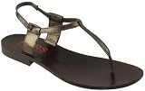 KORS By Michael Kors Sanibel Women's Sandals Flat Thong Gold Bronze