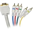 6' VGA to 5 RCA Component Cable Steren 253-606IV by Steren