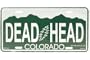 Colorado Deadhead License Plate Grateful Dead