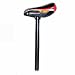 FMF PowerMoto BMX Micro Uni -Type Saddle w/Seatpost BLK